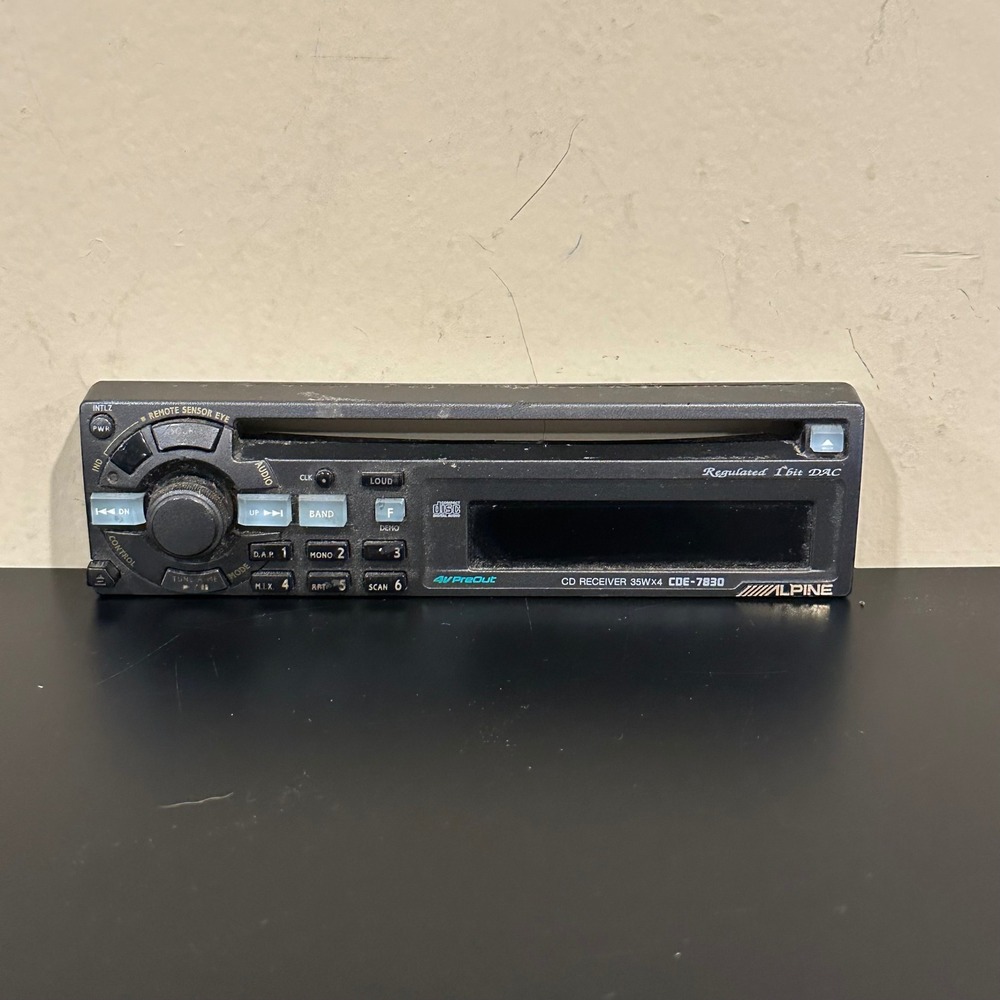 Alpine CDE-7830 Car CD Receiver Faceplate Replacement